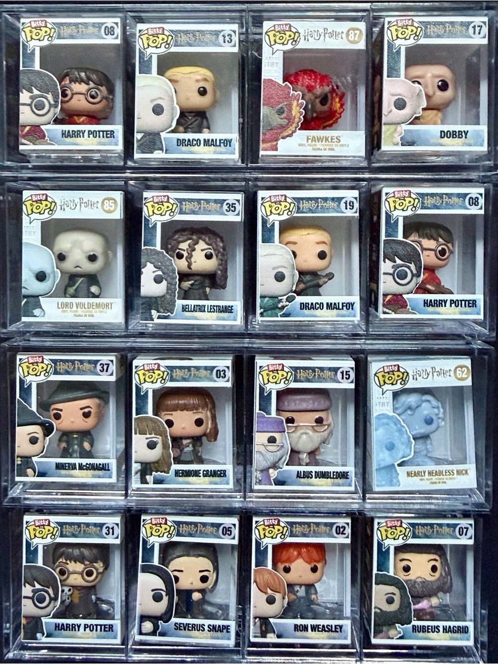 Funko Bitty Pop Harry Potter Vinyl Figures - Multi-Color Set